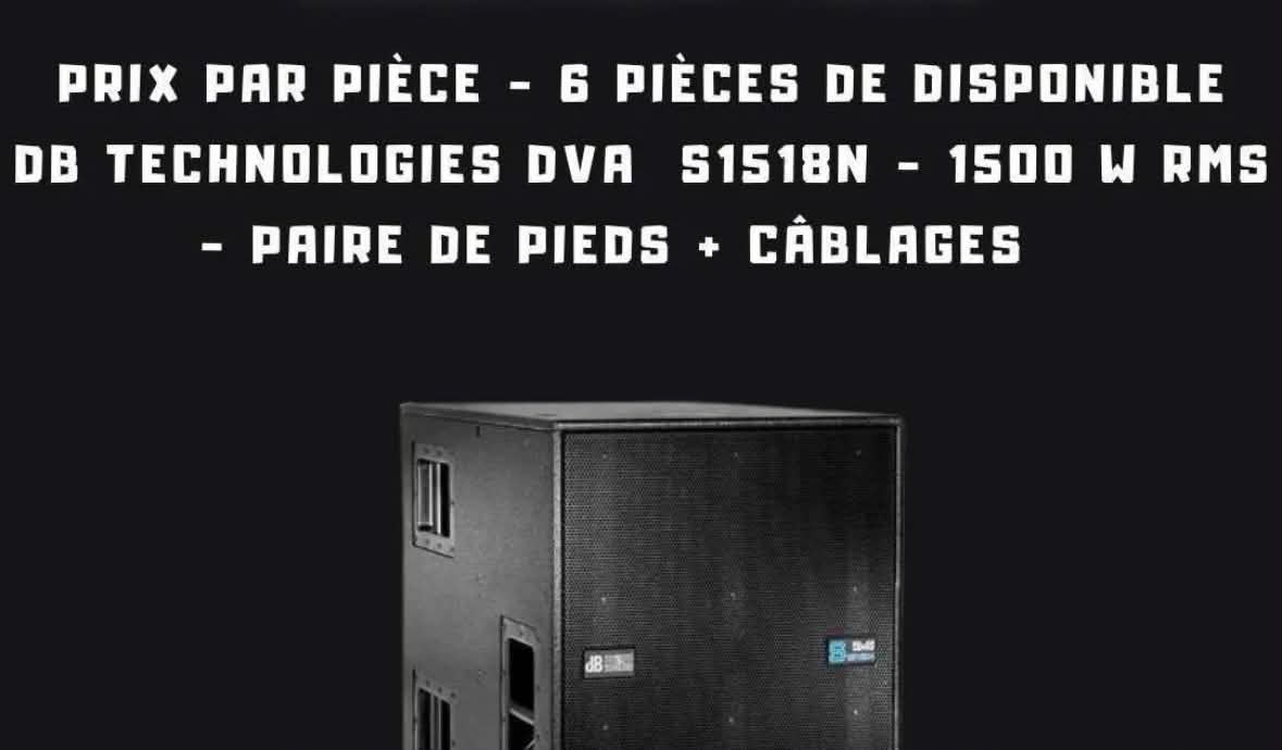 Caisson dB Technologies DVA S1518N — 1500 W