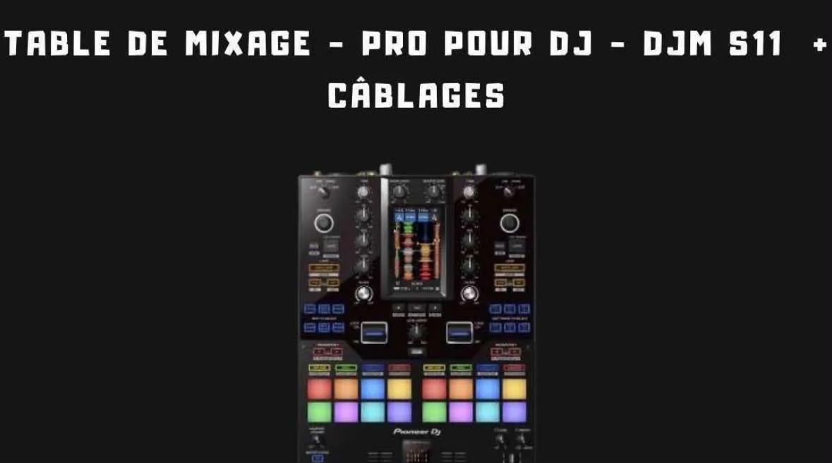 Table de mixage Pioneer DJM-S11