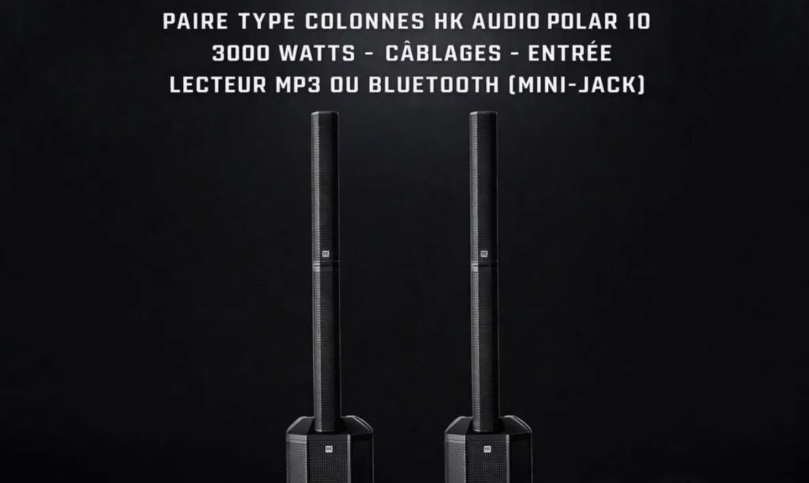 Colonnes HK Audio type Polar 10 — 3000 W