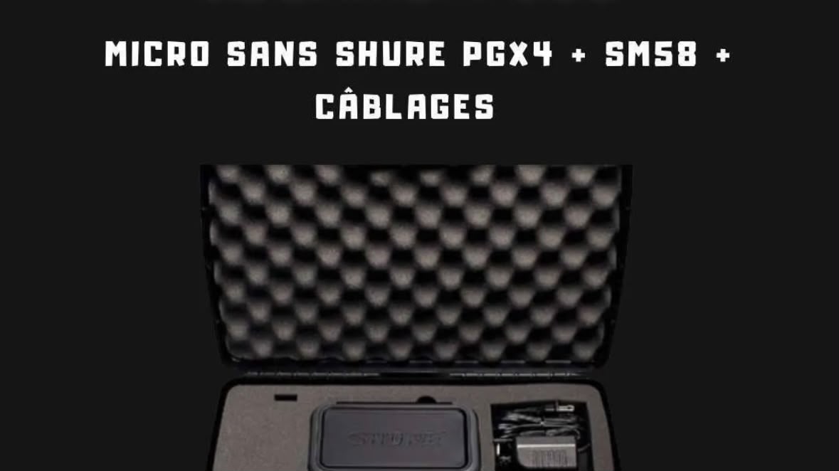 Micro sans fil Shure PGX4 + SM58