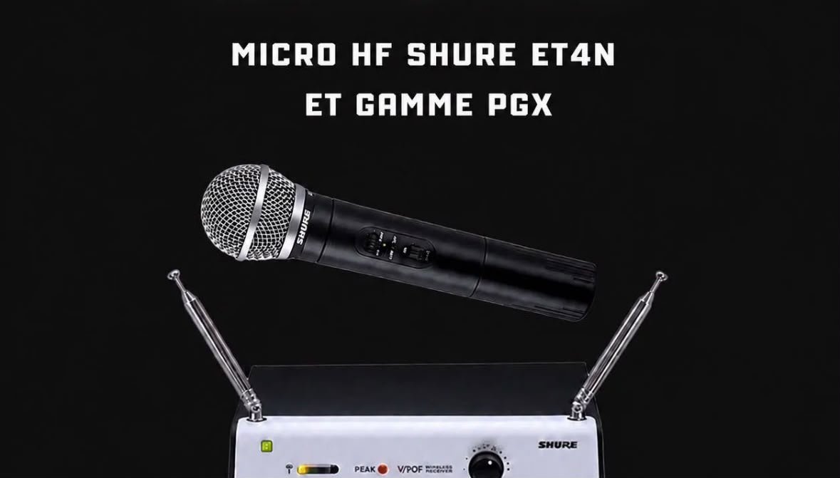 Micro HF Shure ET4N / gamme PGX