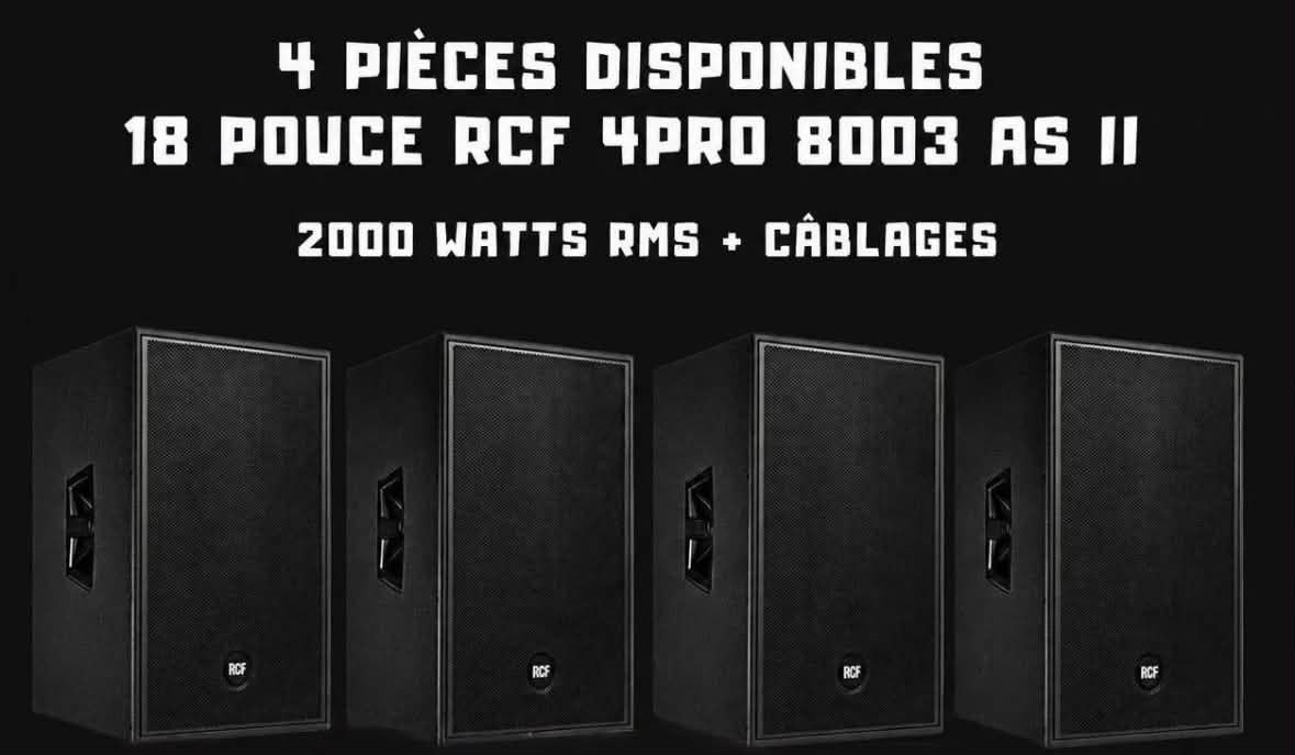 Caisson RCF 4PRO 8003-AS II 18