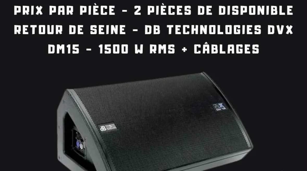 Retour de scène dB Technologies DVX DM15 — 1500 W