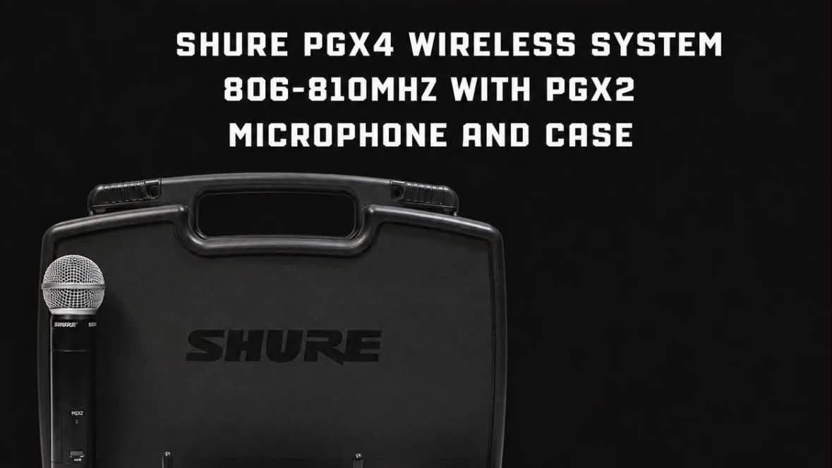 Système sans fil Shure PGX4 + PGX2